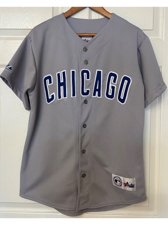 Majestic Other - Vintage Chicago Cubs Sammy Sosa #21 Majestic Jersey Gray Button-Up Men's Sz M